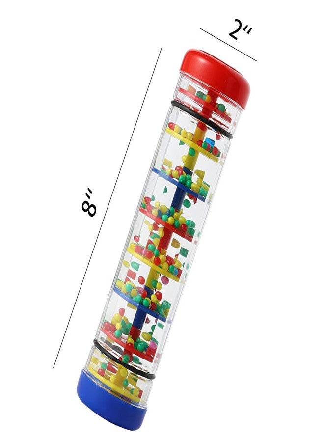 Ubblove Rainmaker 8 inch Mini Rainstick for Babies Rattle Tube Rain Stick Shaker Music Sensory Auditory Instrument Toy for Baby Child Girl (8 inch) - Image 3