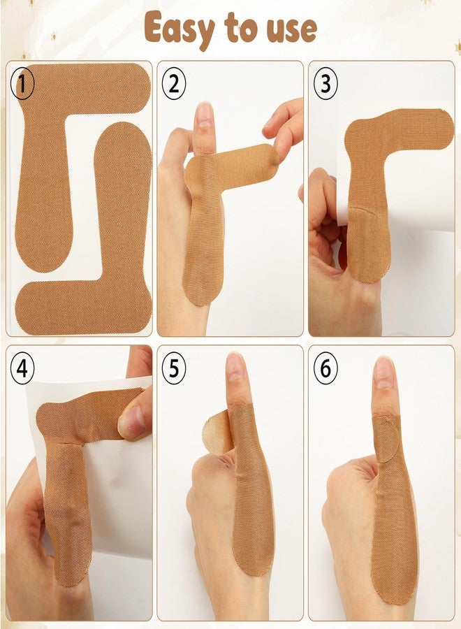 Elvana 16 Pcs Thumb Support Bands | Pre-Cut Cotton Kinesiology Patches for Thumb Protection | Sports & Housework Thumb Tape for Sprain Prevention & Stability - Image 5
