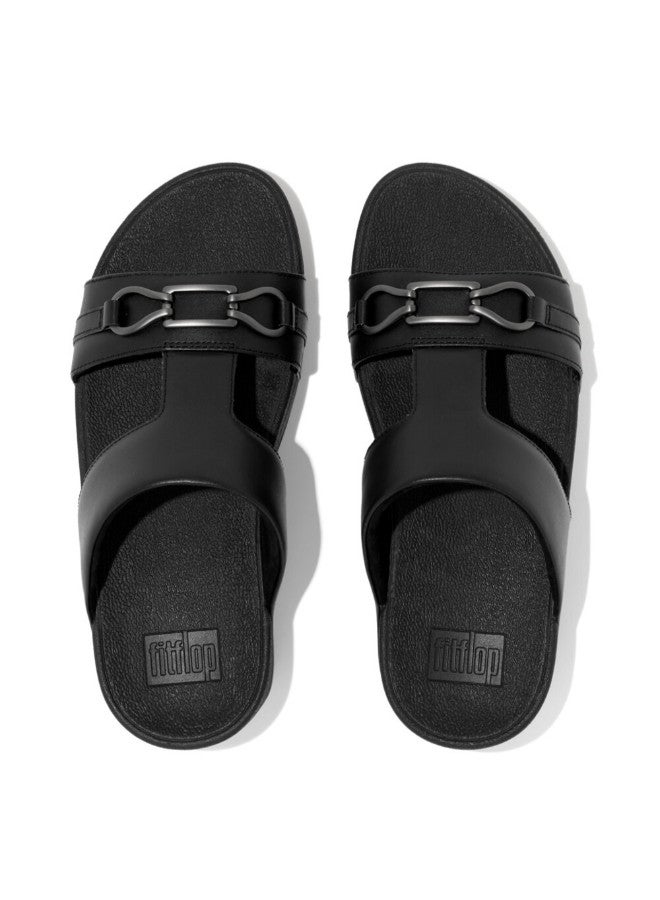 FitFlop 049-680 Fitflop Ladies Sandals Hallye Chain H BAR FD4-090 Black  - Image 2
