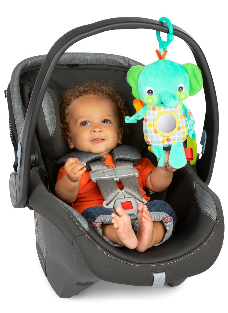 Bright Starts - Huggin Lights Musical Light Up Toy - Elephant - Image 1
