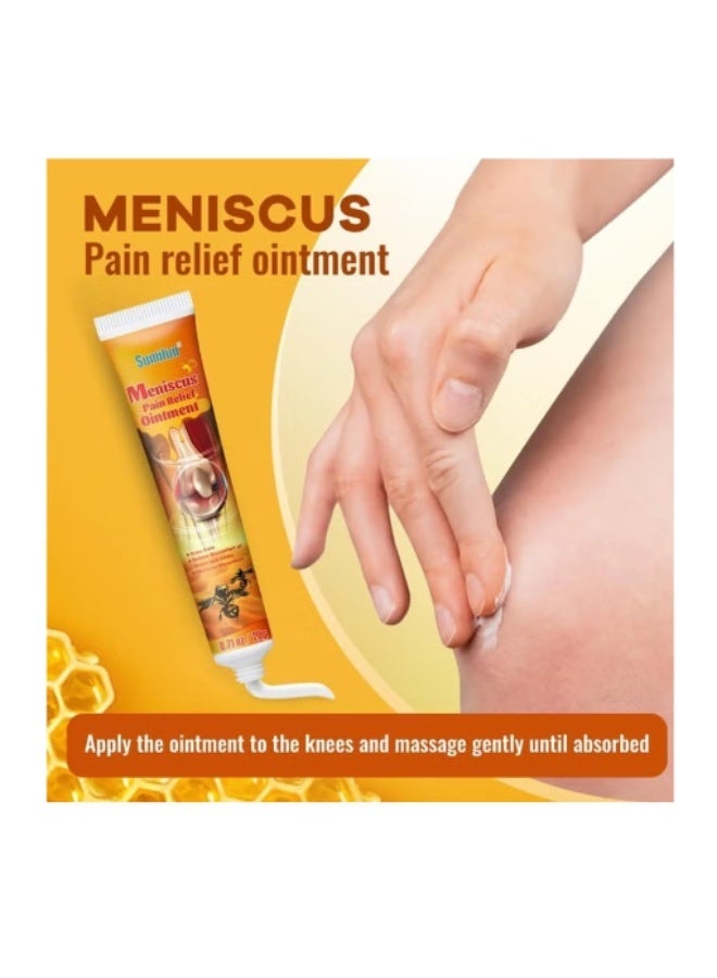 Sumifun مرهم تخفيف آلام الغضروف كريم تخفيف آلام المفاصل التهاب المفاصل كريم العناية بالركبة كريم سم النحل لعلاج المفاصل 20 جرام - Image 2