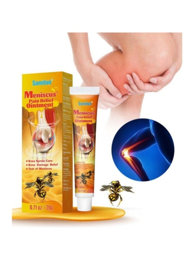 Sumifun مرهم تخفيف آلام الغضروف كريم تخفيف آلام المفاصل التهاب المفاصل كريم العناية بالركبة كريم سم النحل لعلاج المفاصل 20 جرام - Image 3