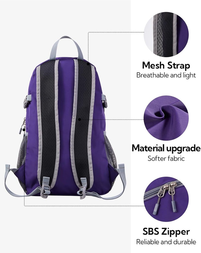 WATERFLY Small Lightweight Packable Backpack: 20l Ultra Light Foldable Travel Hiking Camping Daypack Day Pack for Man Woman - Image 4