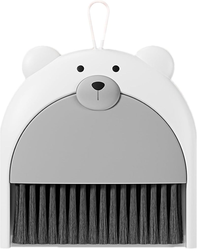 Tiny Broom and Dustpan Set | Mini Hand Broom Dustpan,Mini Desktop Sweep Cleaning Brush Keyboard Brush Cartoon Set for Home School - Image 5