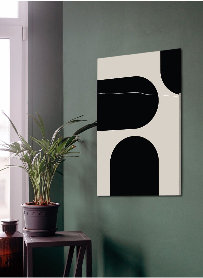 LOWHA Canvas Wall Art Stretched Over Wooden Frame with Vintage Pattern Painting  - Image 3
