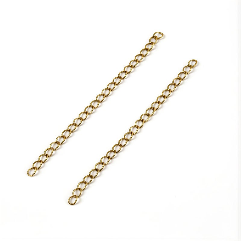 Anti Allergy Extender Chain Rose Gold 7cm Sensitive Skin Friendly 50Pcs - Image 3