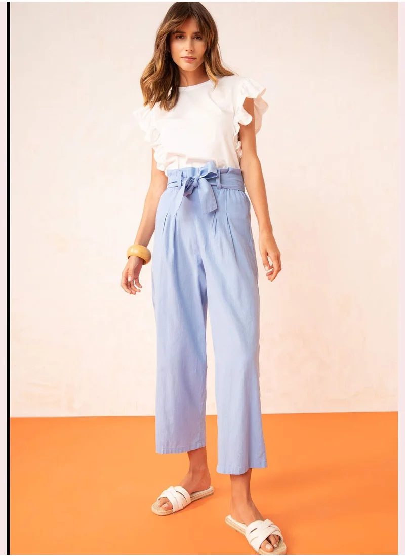 DeFacto Woman Paperbag Woven Trousers