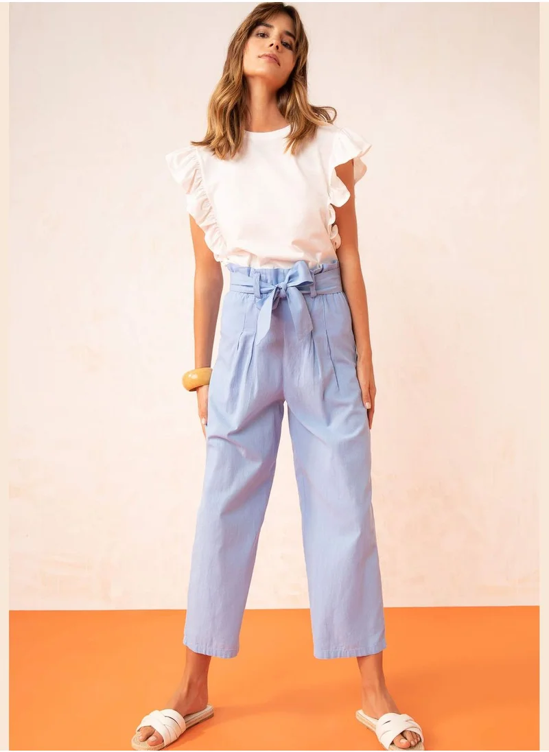 DeFacto Woman Paperbag Woven Trousers