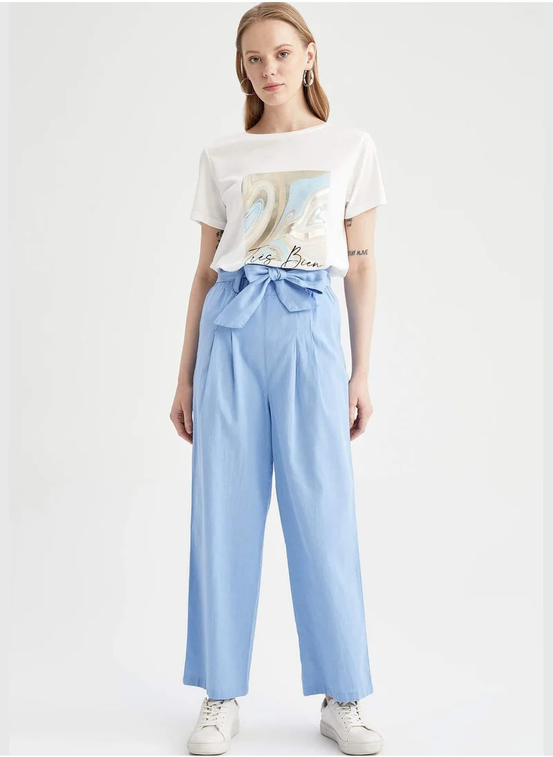 DeFacto Woman Paperbag Woven Trousers
