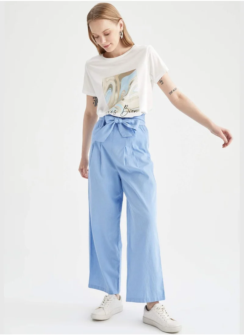 DeFacto Woman Paperbag Woven Trousers