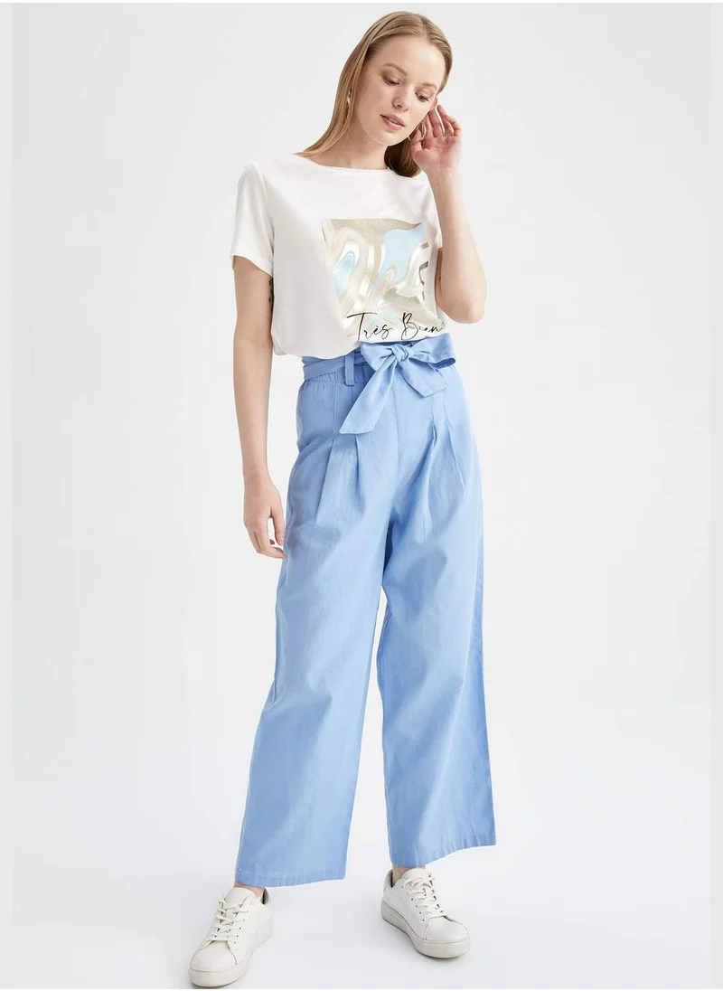 DeFacto Woman Paperbag Woven Trousers