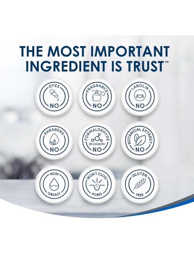 Vanicream مرطب الوجه اليومي من فانيكريم مع السيراميد وحمض الهيالورونيك - مركب بدون مهيجات شائعة لأصحاب البشرة الحساسة، 3 أونصة سائلة (عبوة من قطعة واحدة) - Image 2