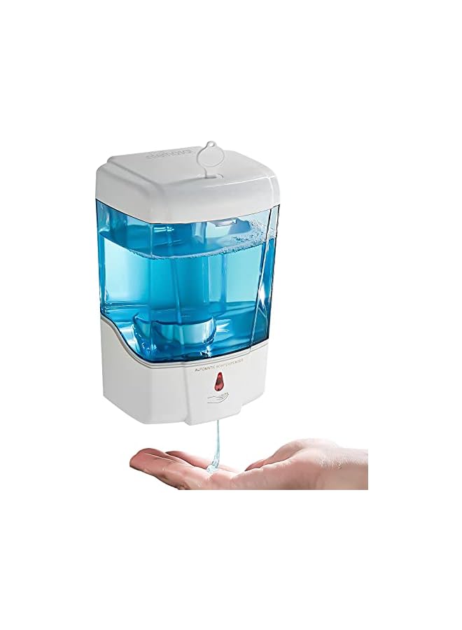 Automatic Soap Dispenser Wall Mount 20oz Refillable Liquid Hand Sanitizer Dispenser Commercial Soap Dispenser for Bathroom Support Liquid Gel - Image 1