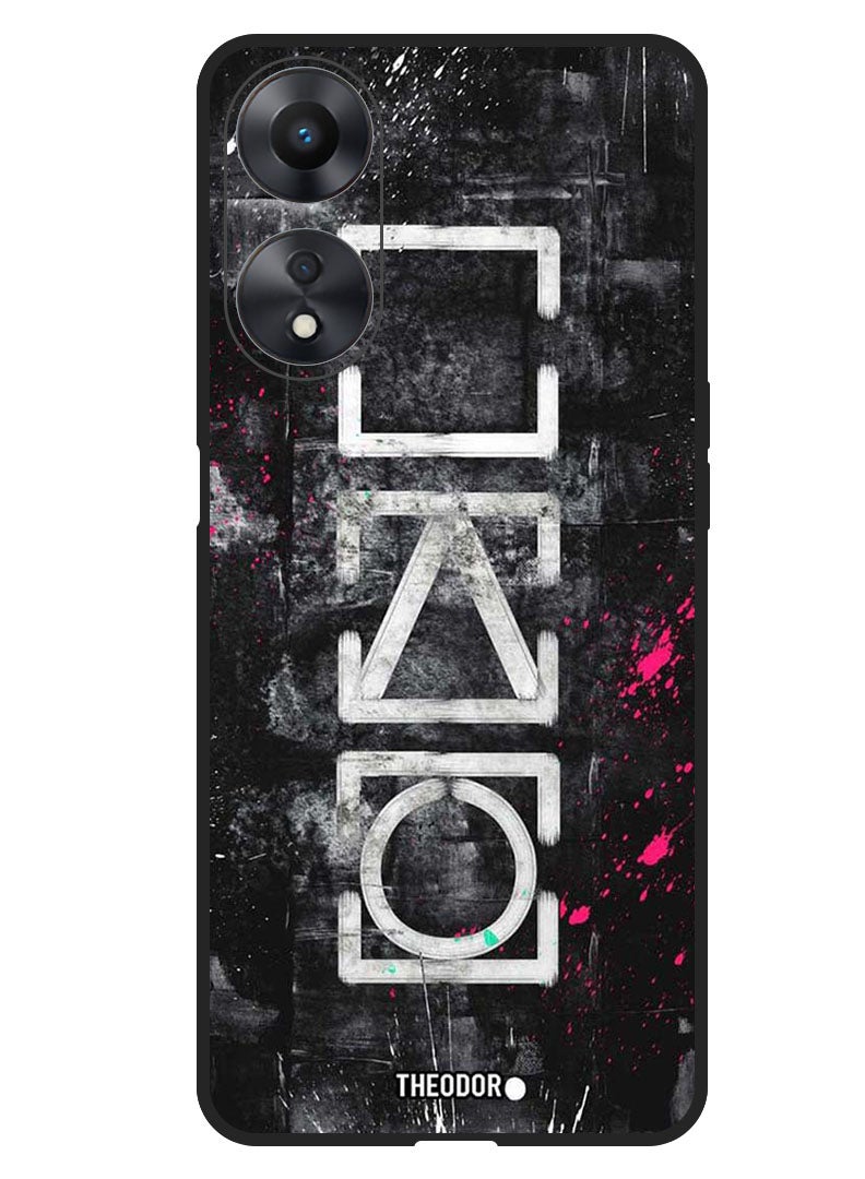 Theodor Protective Case Anti Scratch Shock Proof Bumper Cover For Oppo A98 Squid Symbols - Image 1