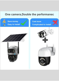 XLT 4G Sim Card Solar Camera PTZ 360°View Solar Powered Outdoor Security Camera.  - Image 3