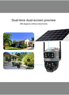XLT 4G Sim Card Solar Camera PTZ 360°View Solar Powered Outdoor Security Camera.  - Image 2
