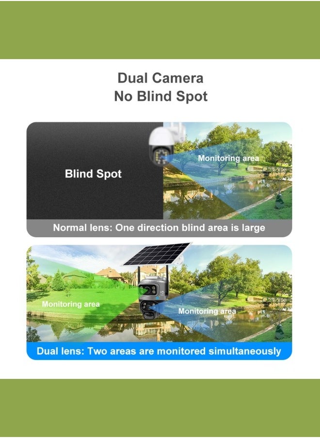 XLT - 4G Sim Card Solar Camera PTZ 360°View Solar Powered Outdoor Security Camera. - Image 1
