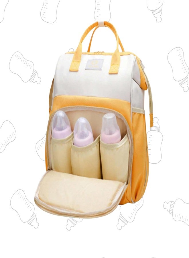 أو بيبي حقيبة حفاضات الأطفال من أوبابي واسعة/متعددة الجيوب/حقيبة ظهر للحفاضات/عصرية/مقاومة للماء/ذات سعة كبيرة/متينة/حقيبة ظهر للأمومة/حقيبة حمل واسعة لتنظيم مستلزمات الطفل بسهولة. - Image 5