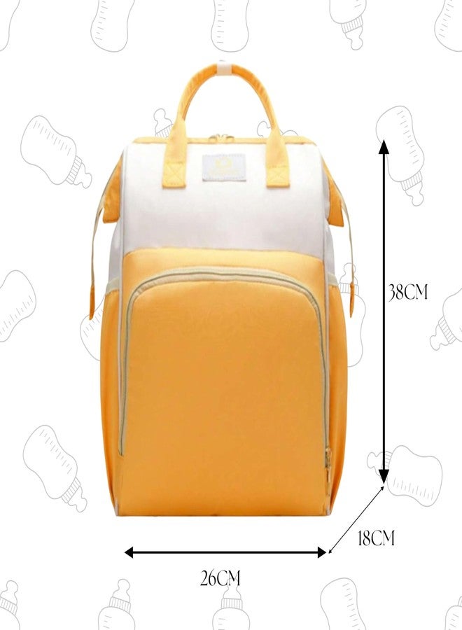 أو بيبي حقيبة حفاضات الأطفال من أوبابي واسعة/متعددة الجيوب/حقيبة ظهر للحفاضات/عصرية/مقاومة للماء/ذات سعة كبيرة/متينة/حقيبة ظهر للأمومة/حقيبة حمل واسعة لتنظيم مستلزمات الطفل بسهولة. - Image 2