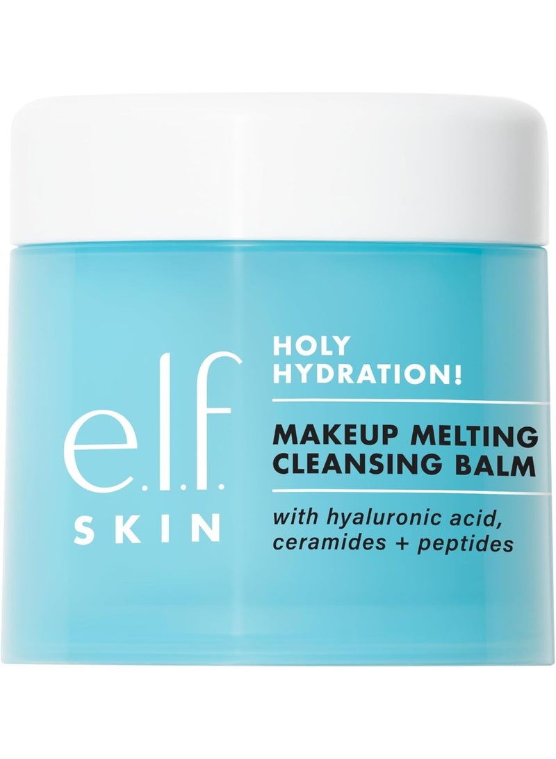 إلف ترطيبٌ رائع! بلسمٌ مُنظِّفٌ يُذيب المكياج، مُنظِّفٌ للوجه ومُزيلٌ للمكياج، غنيٌّ بحمض الهيالورونيك لترطيب البشرة، 2 أونصة - Image 1