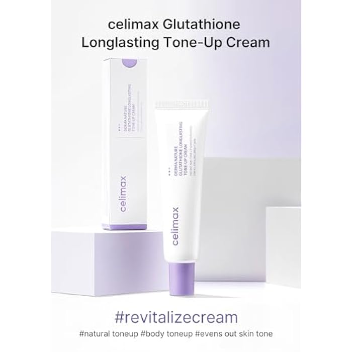 Celimax Derma Nature Glutathione Longlasting Tone-Up Cream - 35ml - Image 2