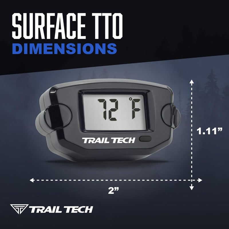 Trail Tech 742-EF8 TTO Temperature Digital Gauge 8mm Fin Sensor KTM Honda Husqvarna - Image 5