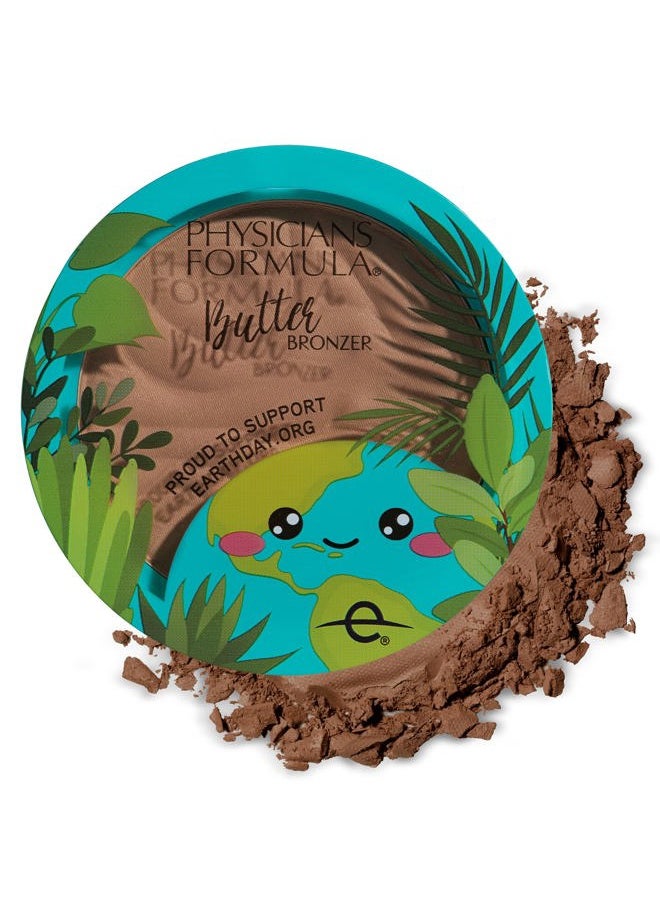 Physicians Formula Earth Day Murumuru Butter Bronzer, Moisturizing, Nourishing Murumuru Butter Blend for Silky All-Day Luminous Glow, Dermatologist Tested, Hypoallergenic, Vegan & Cruelty-Free -Deep B  - Image 1