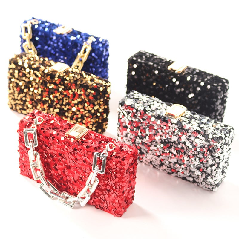 Retro New Dinner Bag Women'S Bag Party Clutch Bag Women'S Bag Bridal Evening Bag Chain Bag - Image 2