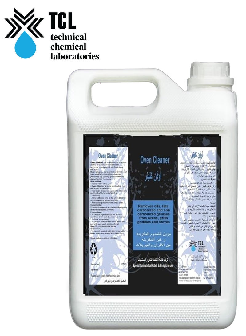 TCL Oven Cleaner - Degreaser for Ovens & Grills 5 Lt.