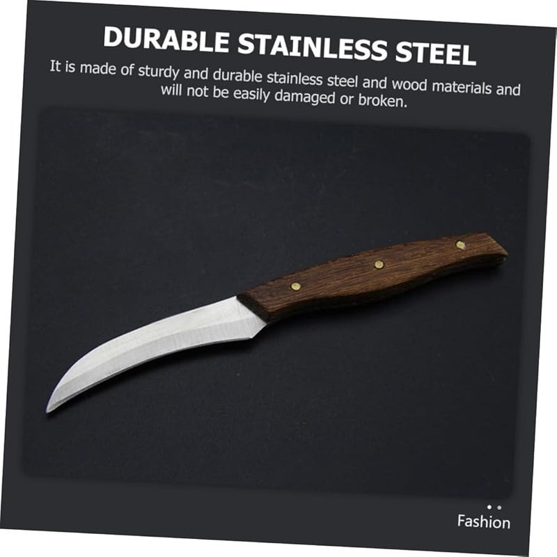 Stainless Steel Fruit Carving Cutter Set Ergonomic Handle Easy Clean Home Restaurant Use - Image 3