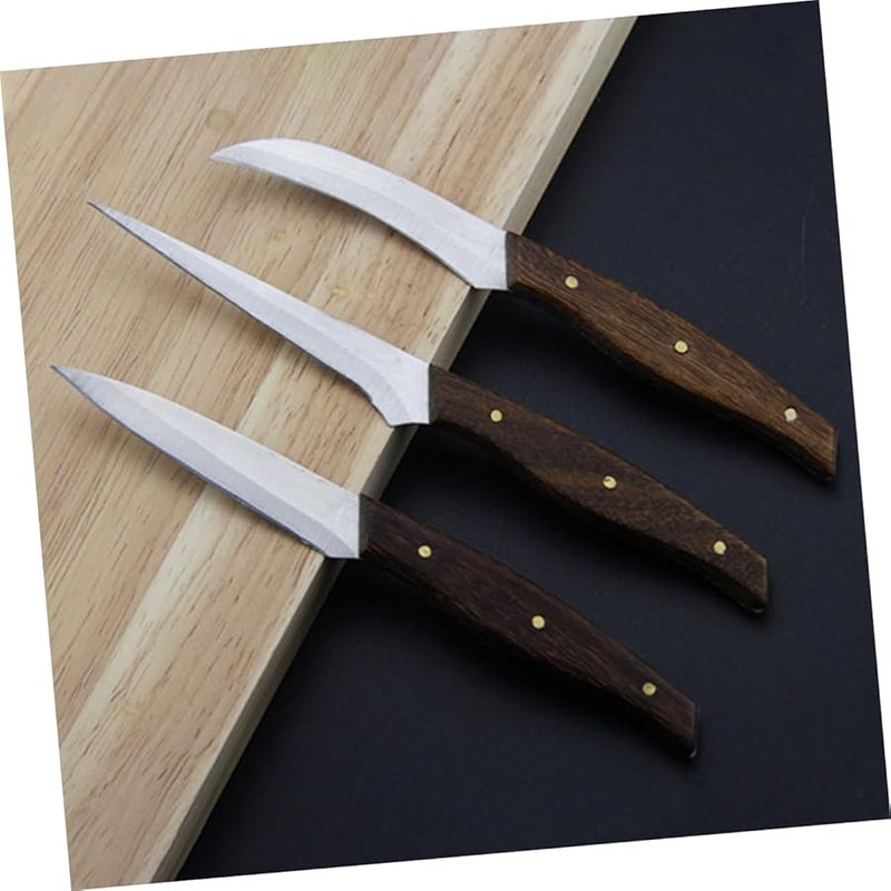 Stainless Steel Fruit Carving Cutter Set Ergonomic Handle Easy Clean Home Restaurant Use - Image 4