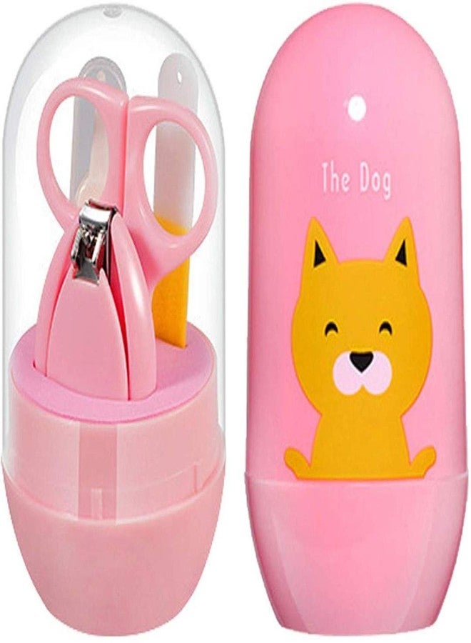 Crawl'in Baby, Infant And Toddler Grooming Nail Kit With Scissors/Baby Nail Clipper Safety Cutter & Manicure Pedicure Care Kit (Pink),1 Count - Image 1