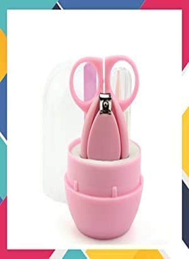 Crawl'in Baby, Infant And Toddler Grooming Nail Kit With Scissors/Baby Nail Clipper Safety Cutter & Manicure Pedicure Care Kit (Pink),1 Count - Image 3