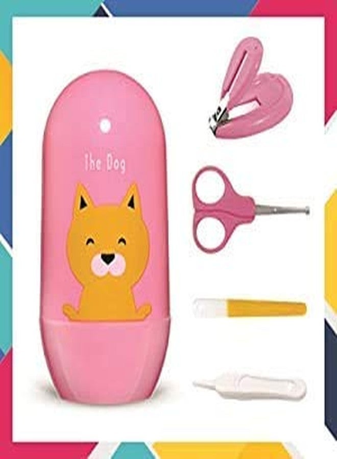 Crawl'in Baby, Infant And Toddler Grooming Nail Kit With Scissors/Baby Nail Clipper Safety Cutter & Manicure Pedicure Care Kit (Pink),1 Count - Image 4