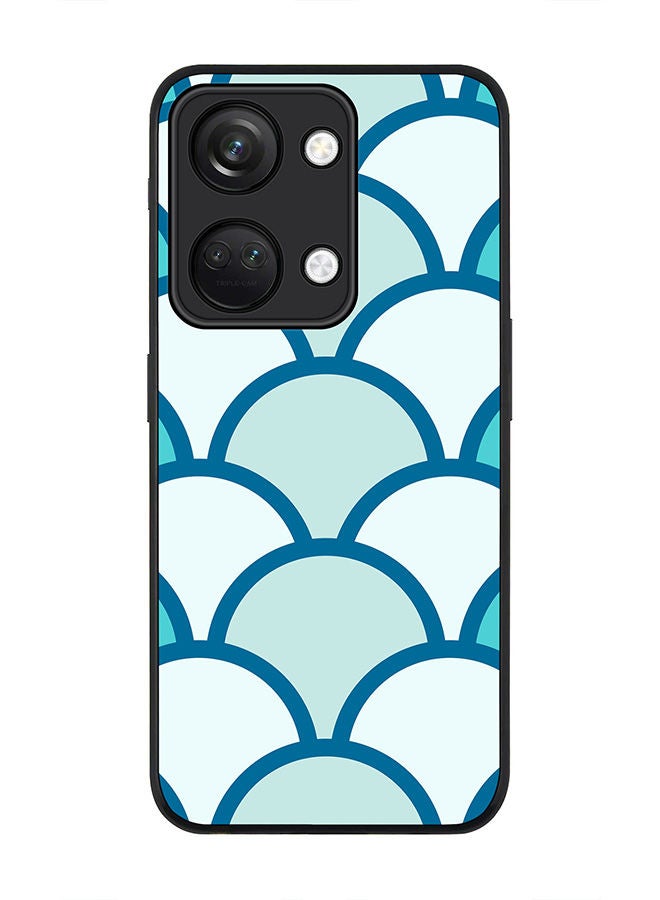Stylizedd Rugged Black edge case for ONEPLUS NORD 3 5G / OnePlus Ace 2V, Slim fit Soft Case Flexible Rubber Edges Anti Drop TPU Gel Thin Cover -  Fish Scales - Image 1