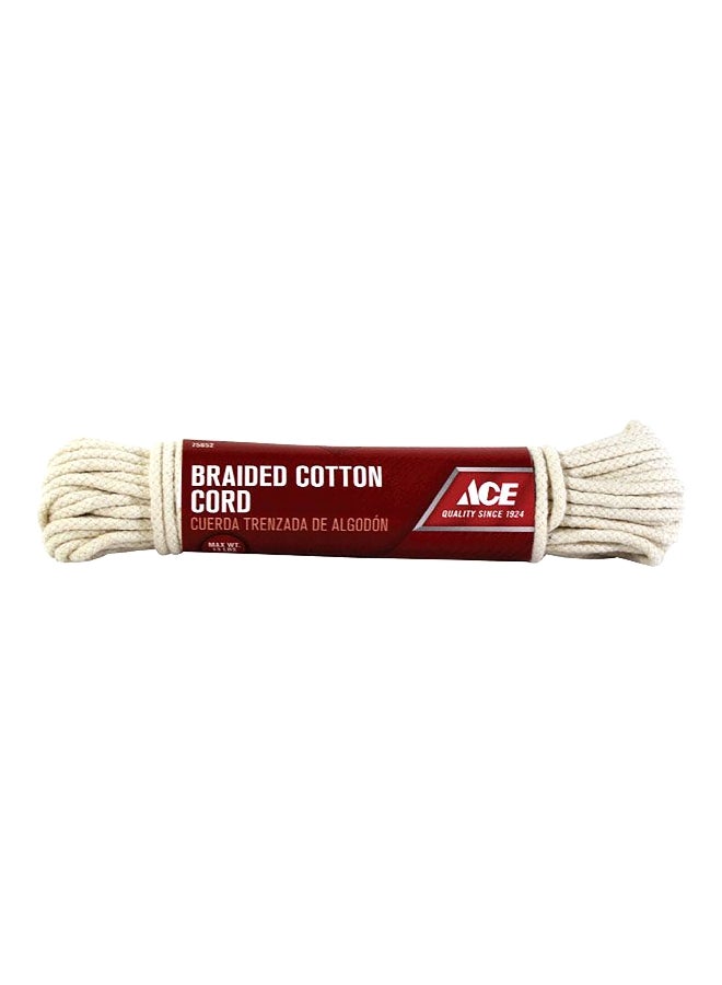 ACE Cotton Drapery Rope White 9/16inch 79413 Sold By Meter 3.556 x 20.32 x 7.366 cm 79413 