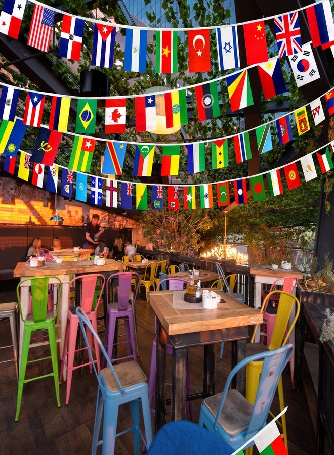 TSMD 226 Different Countries International String Flags Banner of The World Small Mini National Bunting Flags,Decorations for Olympics,Grand Opening,Bar,School Office,Sports Events,International - Image 4