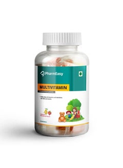 PharmEasy Complete Multivitamin Gummies Supplement For Kids, Teenagers, Adults With Essential Vitamins For Immunity, Energy & Wellness Support With Delicious Lemon & Strawberry Flavor - 30 Gummies  - Image 1
