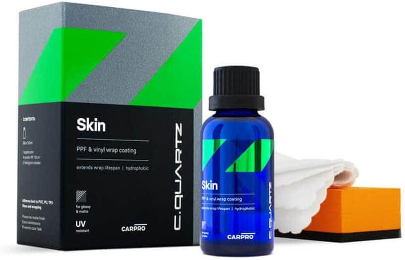 CarPro CQUARTZ Skin PPF & Vinyl Nano-Coat - UV Protection for Wrapped Vehicles with Vinyl Film, UVA & UVB Resistant (50mL) - Image 1