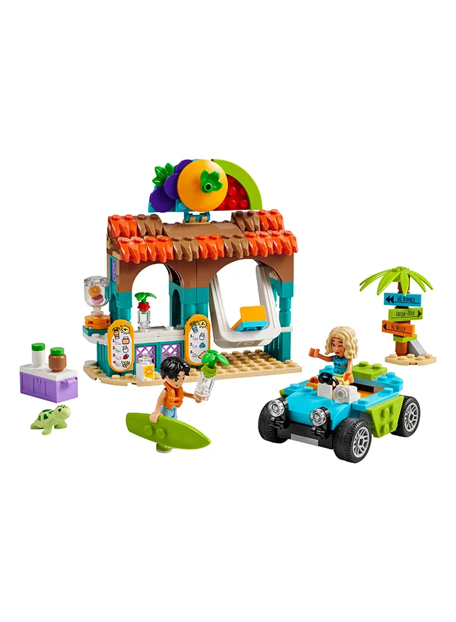 ليغو Friends Beach Smoothie Stand, Kids’ Pretend Play Food Set, Gift Idea For Girls And Boys Aged 6 And Over With 2 Mini-Dolls, A Turtle Figure And Accessories (213 Pieces) 42625