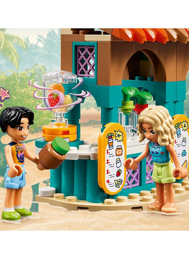ليغو Friends Beach Smoothie Stand, Kids’ Pretend Play Food Set, Gift Idea For Girls And Boys Aged 6 And Over With 2 Mini-Dolls, A Turtle Figure And Accessories (213 Pieces) 42625