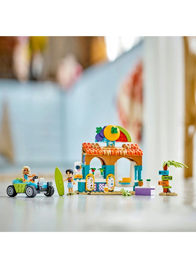 LEGO Friends Beach Smoothie Stand, Kids’ Pretend Play Food Set, Gift Idea For Girls And Boys Aged 6 And Over With 2 Mini-Dolls, A Turtle Figure And Accessories (213 Pieces) 42625  - Image 5