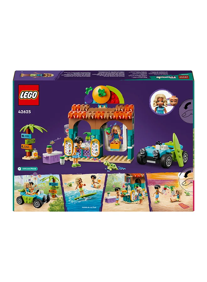 ليغو Friends Beach Smoothie Stand, Kids’ Pretend Play Food Set, Gift Idea For Girls And Boys Aged 6 And Over With 2 Mini-Dolls, A Turtle Figure And Accessories (213 Pieces) 42625