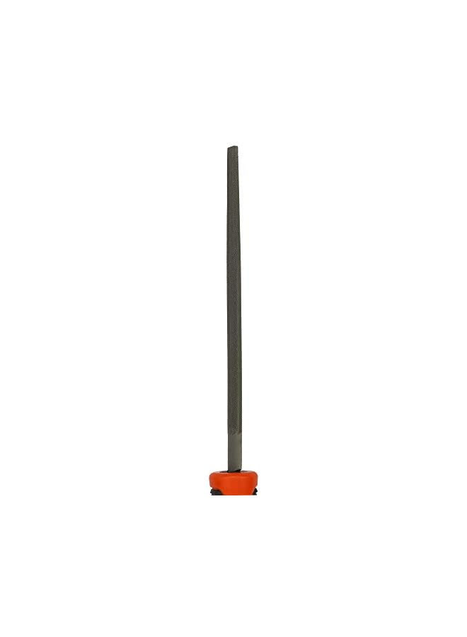 BLACK+DECKER 200Mm 2Nd Cut Bimaterial Steel Half Round File Orange/Black Bdht22146 - Image 3
