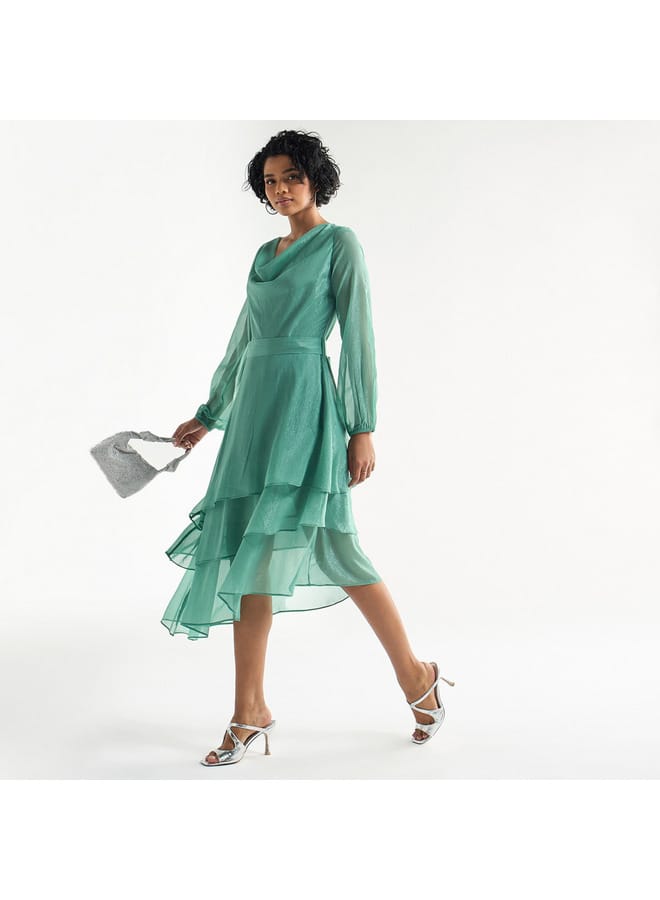 Splash FAV Tiered Chiffon Dress  - Image 1