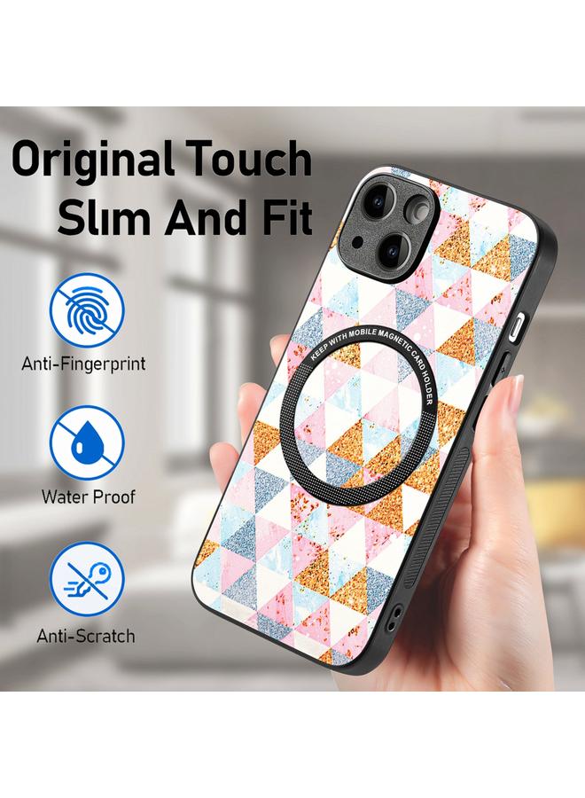 S-TOP Case For iPhone 15 Plus Colored Drawing Leather Back Phone Case - Image 5