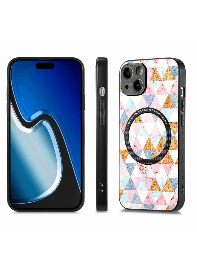 S-TOP Case For iPhone 15 Plus Colored Drawing Leather Back Phone Case - Image 2