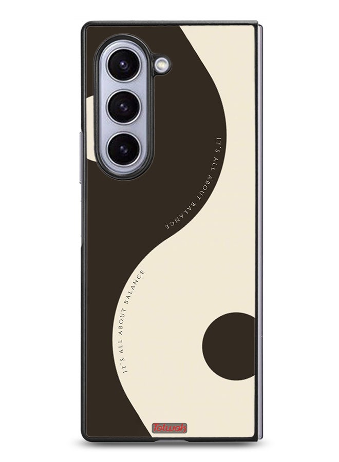 Tolwak Samsung Galaxy Z Fold6 Protective Case Cover Its All About Balance  - Image 1