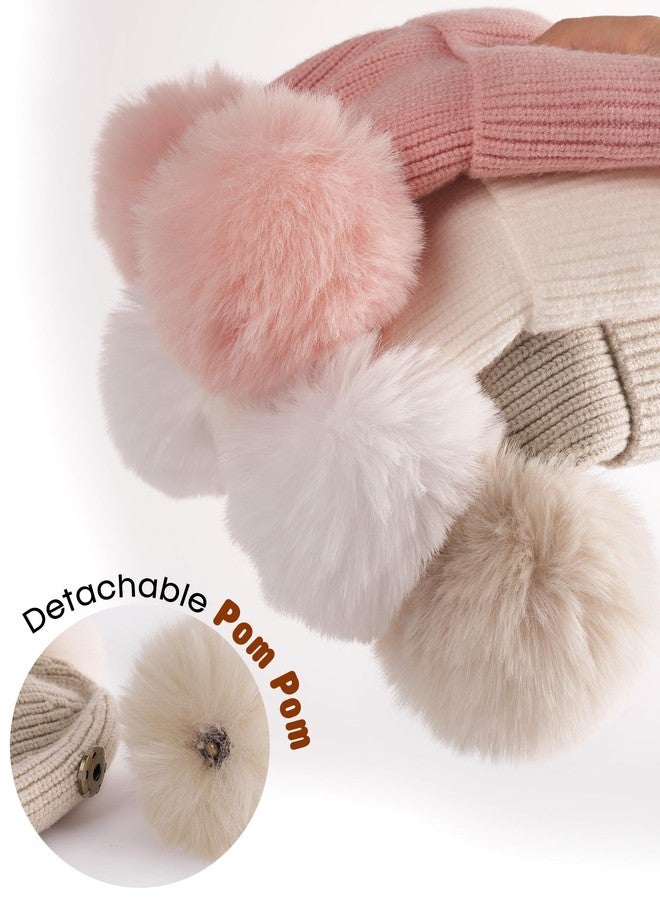 FURTALK Baby Toddler Winter Hat Pom Pom Beanie Girls Boys with Fleece Lined Kids Warm Cap - Image 5