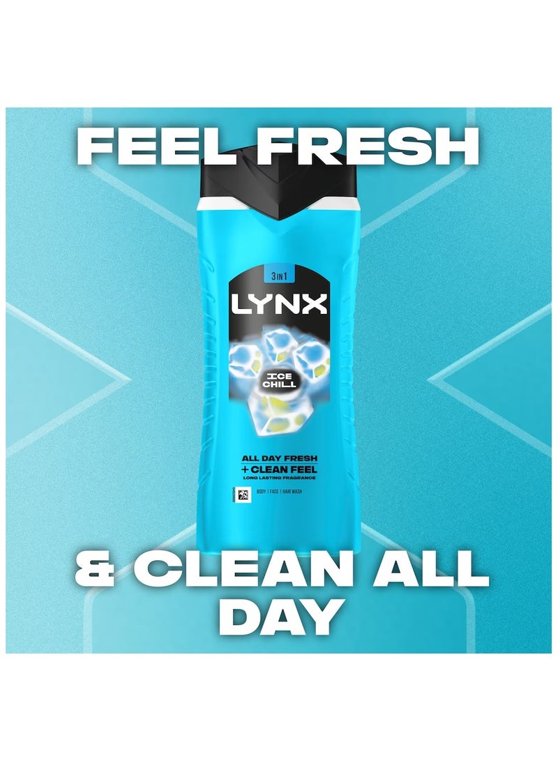 lynx جل استحمام لينكس آيس تشيل 225 مل - Image 2